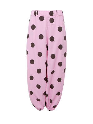 BCALLY Balloonhose - Rose Dot
