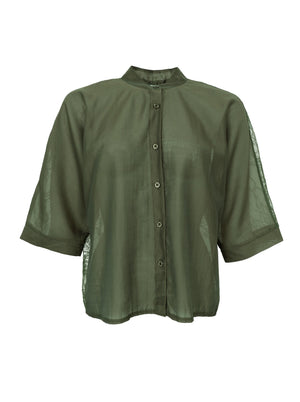 BCCARLA Spitzenhemd – Army