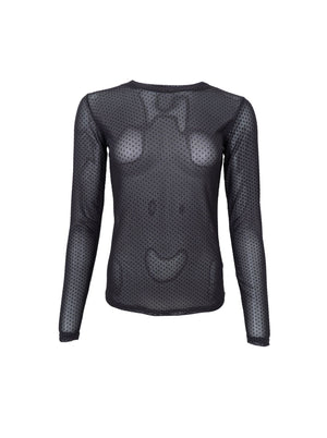BCJESSIE Netzbluse - Schwarz