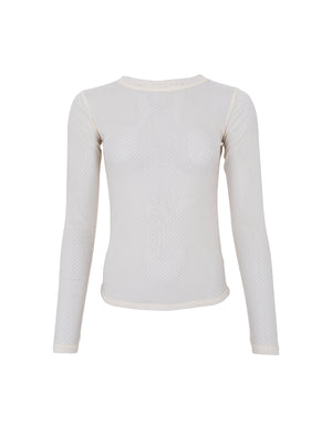 BCJESSIE Netzbluse - Creme
