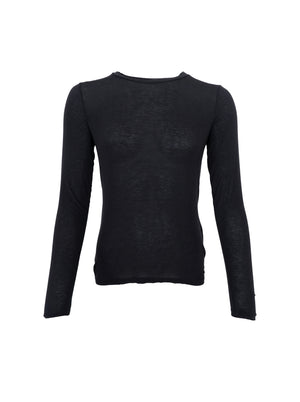 BCALBA LS Tee – Schwarz Uni