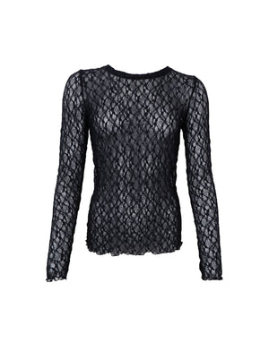 BCCECILY Spitzenbluse - Schwarz