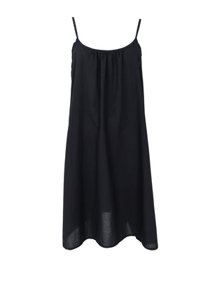 BCMINNA kurzes Trägerkleid – Schwarz