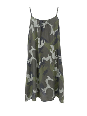 BCMINNA Kurzarmkleid - Camouflage