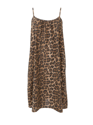 BCMINNA kurzes Trägerkleid – Leopard