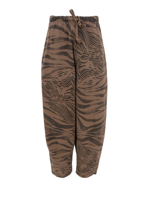 BCOFELIA Barrel-Pants – Espresso