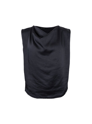 BCLUCINDA Wasserfall-Top – Schwarz