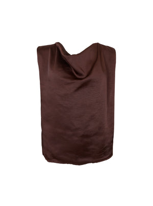 BCLUCINDA Wasserfall-Top - Coffee