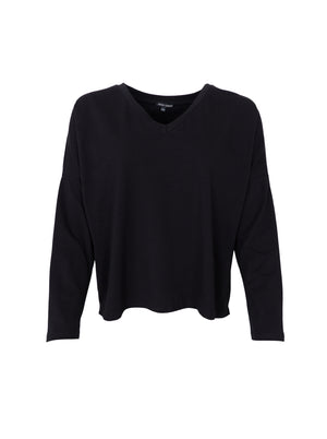 BCMAY LS V-Ausschnitt Bluse - Schwarz