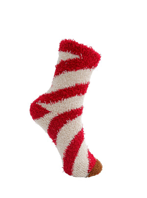 BCREESE weiche Socke - Roter Streifen