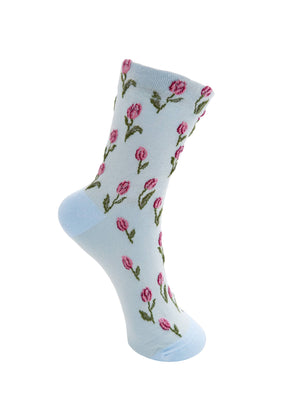 BCDUA Blumensocke - Hellblau