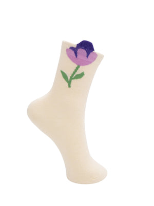 BCKALEA Blumensocke - Creme