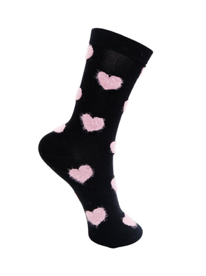 BCMAYLINE Herzsocke - Schwarz
