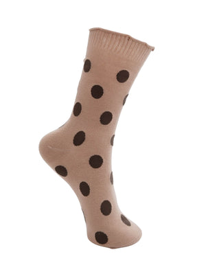 BCMAIKE Socke - Latte Dot
