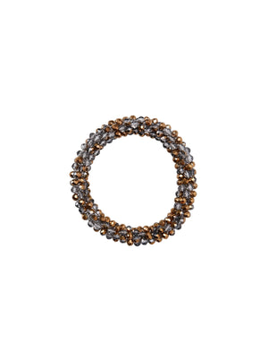 BCNANNA 2-in-1 Multibandarmband – Hellgrau Gold