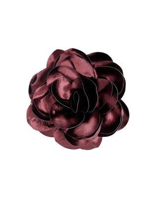 BCSAGE große Blumen-2-in-1-Brosche – Mocca Wine