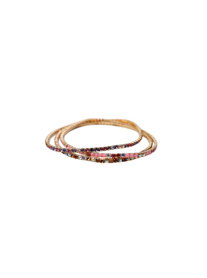 BCSHAY Armband, 3er Set - Goldfarbener Mix