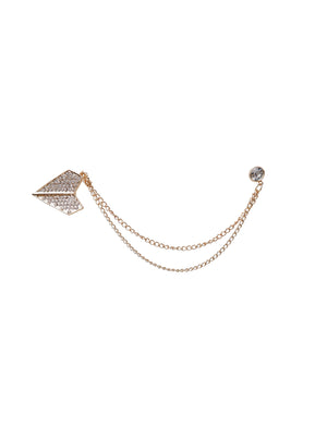 BCPYRAMIDE Brosche Pin-Set – Goldfarben