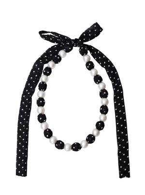 BCPOSY gebundene Halskette – Black Dot