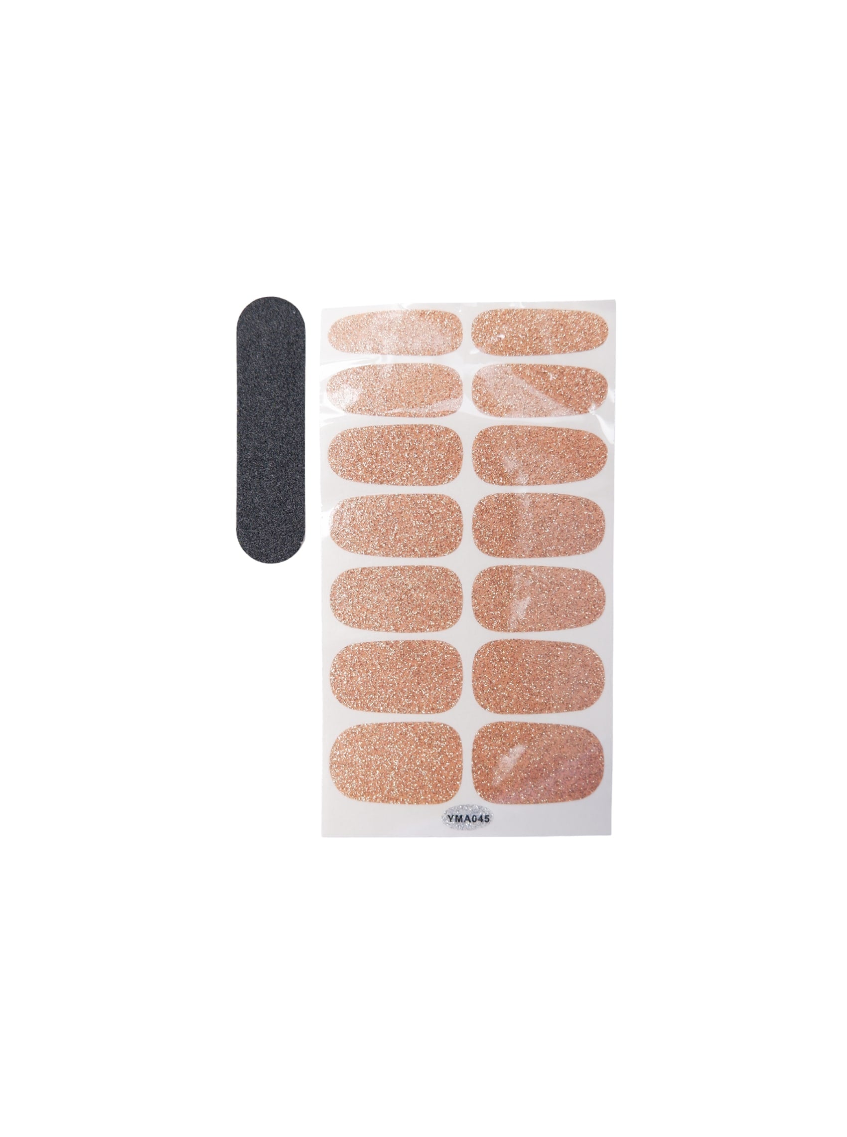 BCZOLA nail stickers - Gold Coloured - Black Colour