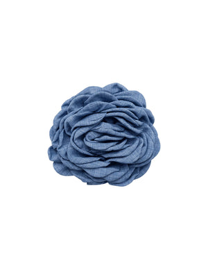 BCVILLA Blumenbrosche – Hellblau