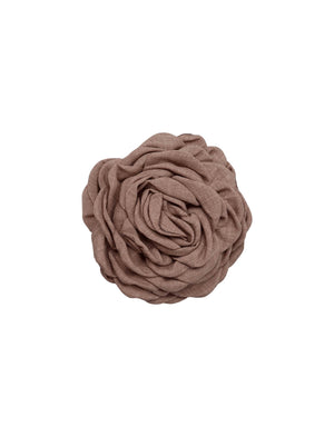 BCVILLA Blumenbrosche – Taupe