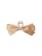 BCNOMI bow hair claw - Frappe - Black Colour