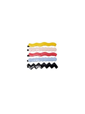 BCVAIA Haarnadeln, 5er Set - Yellow Combi