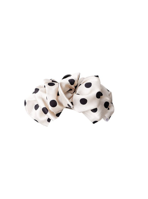 BCPOLKA Haarklammer - Off White Dot