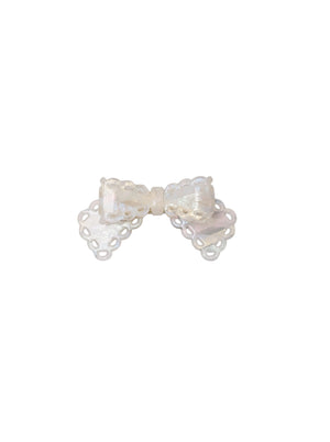 BCZITTA Haarspange mit Schleife - Creme