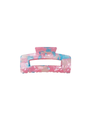 BCBERLIN große Mosaik-Haarklammer - Pink Multi