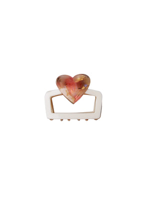 BCQUINN Haarklammer - Creme mit Rose