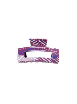 BCBERLIN Zebra-Haarklammer - Blau