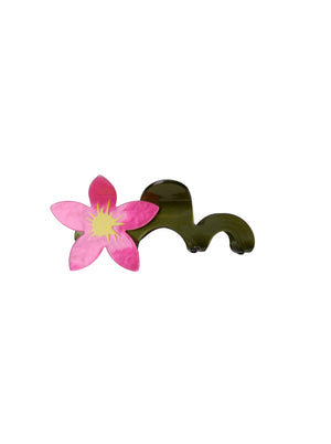 BCJAMIE Haarspange mit Blumenmuster - Rosa