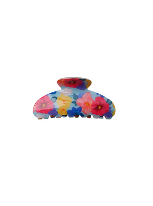 BCRILEY Blumenhaarspange - Blau