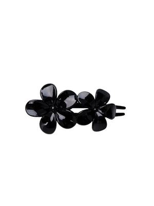 BCROSELLA Blumen-Haarspange - Schwarz