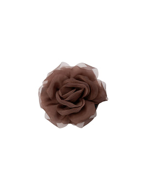 BCINES Organza Haarklammer - Kaffee