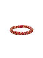 BCKALLY elastic - Gold Coloured Red - Black Colour