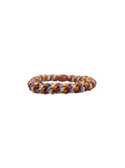 BCKALLY elastic - Rust Glitter Stone - Black Colour