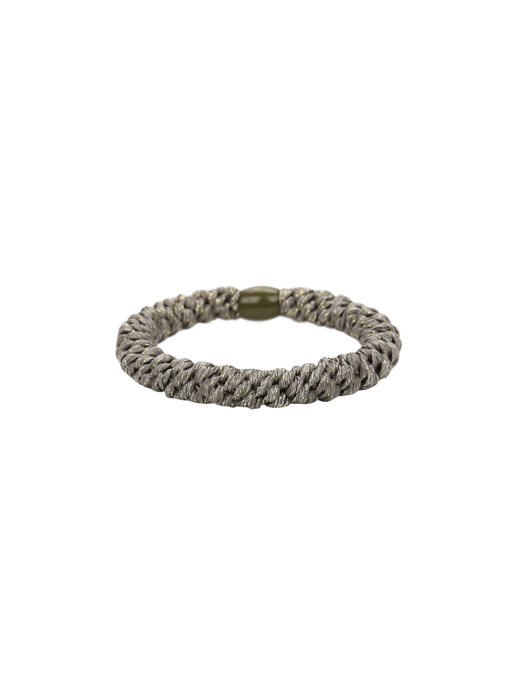 BCKALLY elastic - Silver Coloured - Black Colour