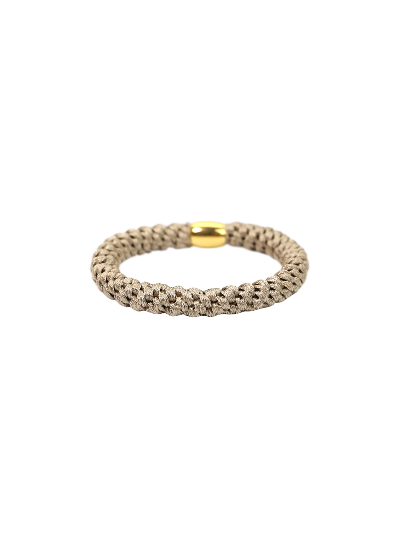 BCKALLY elastic - Sand Gold Coloured - Black Colour