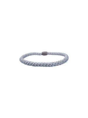 BCKALLY slim elastic - Silver Coloured - Black Colour
