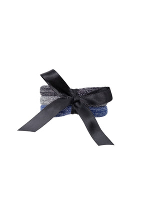 BCTAMIRA Elastics, 3er Set - Blau/Schwarz Mix
