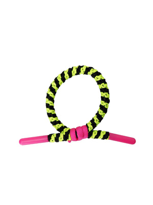 BCDREW Gummiband - Neongrün mit rosa Perle