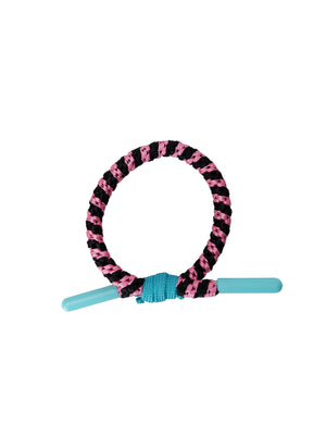 BCDREW Gummiband - Pink mit blauer Perle