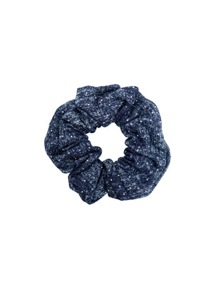 BCSIF Jeans-Haargummi mit Steinen – Dunkelblau