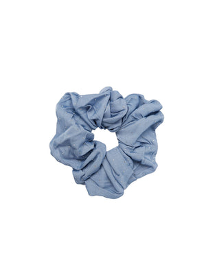 BCSERENA Jeans-Haargummi mit Steinen – Helles Jeansblau