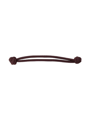 BCILINA Knoten-Haargummi – Kaffee
