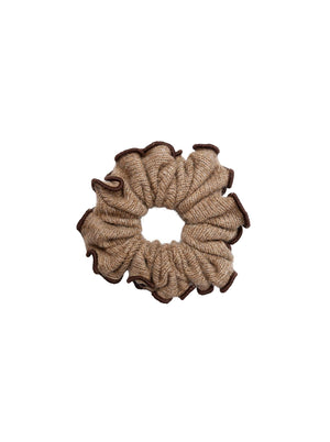 BCTASHJA gestricktes Scrunchie - Latte