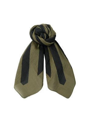 BCASDA Minischal - Army Stripe